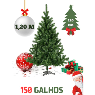 Árvore Natal Verde 180cm 320 galhos Pinheiro Grande