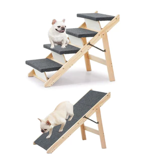 Escada Rampa Pet Cachorro Cães Subir Sofá Cama Carro 60cm