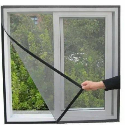 Tela Mosquiteira Magnetica Para Janela Com Imã Anti Mosquitos 180x150