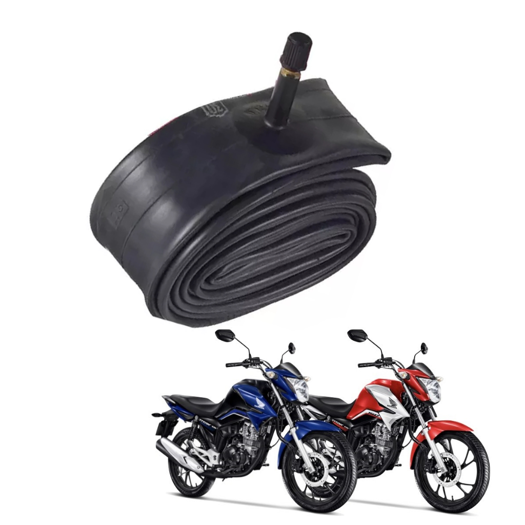 Câmara Ar Para Pneu 18 Moto Honda Cg Titan Fan 125 150 160