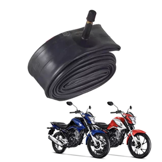 Câmara Ar Para Pneu 18 Moto Honda Cg Titan Fan 125 150 160 em Oferta na Shopee