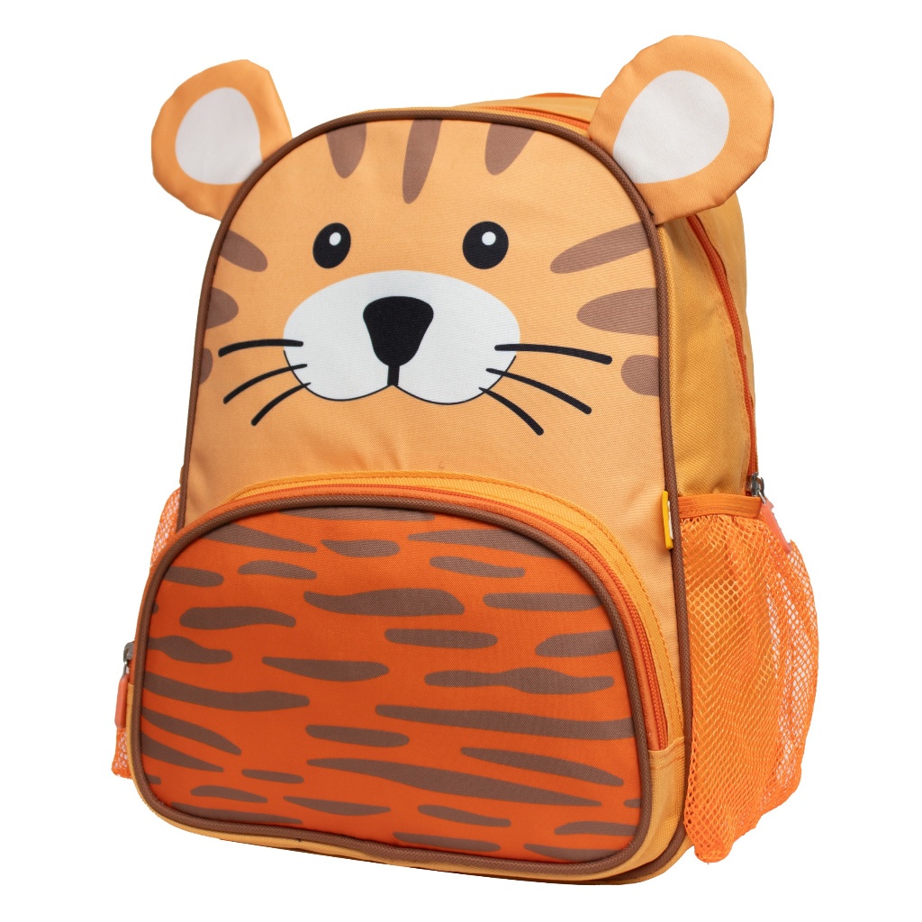 Mochila Infantil Bebe Creche Tigre George 14" Yins YS42298 | Shopee Brasil