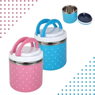 Pote Marmita Térmico 450ml Plástico Com Inox E Vedação Prático E Fácil 11x11cm em Oferta na Shopee