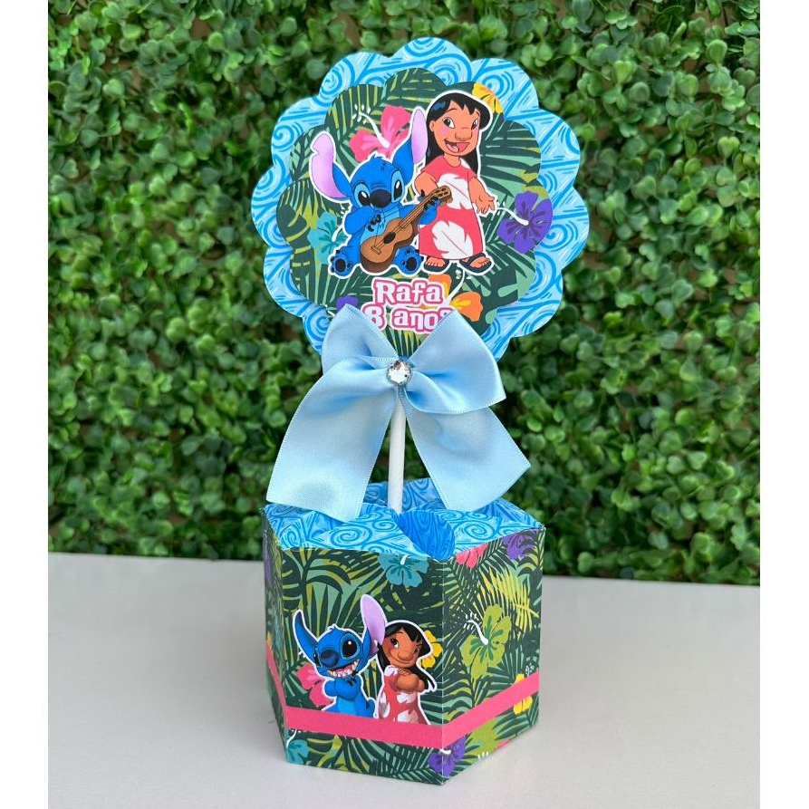 Centro de Mesa Lilo e Stitch / Personalizados Lilo e Stitch ...