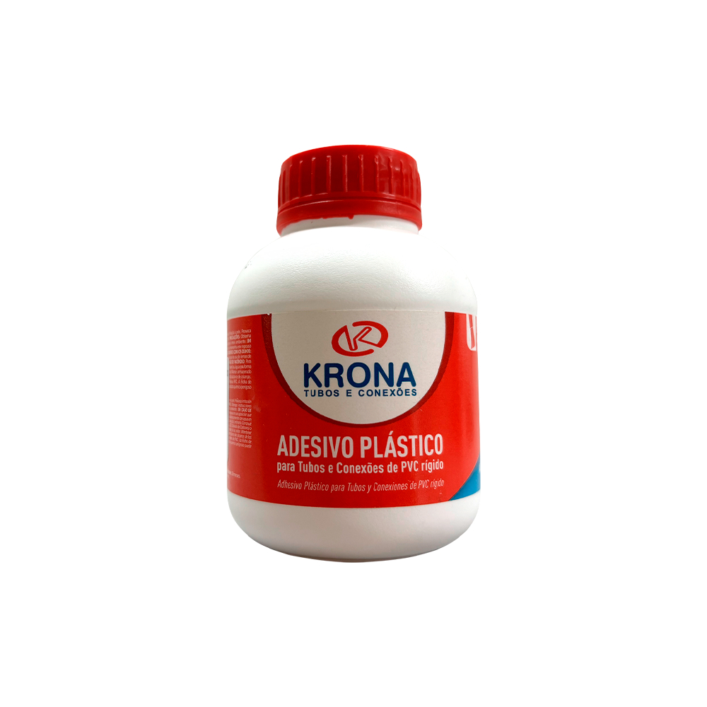Cola Adesivo Plástico P/ Tubos Conexões PVC com Pincel Krona 175g ...