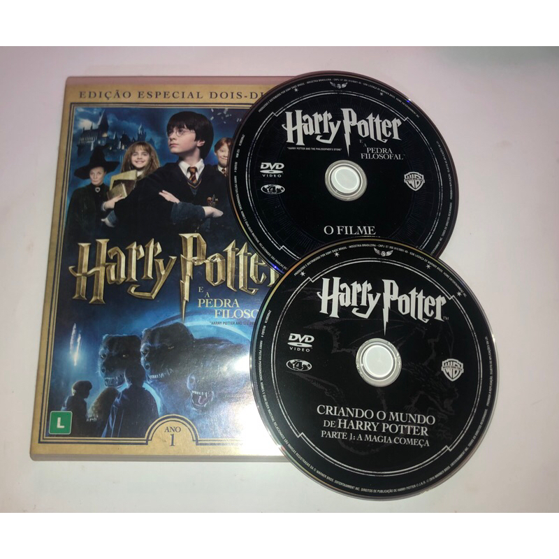 DVD Harry potter e a pedra filosofal | Shopee Brasil