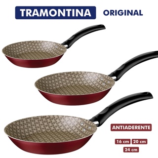 Panela Frigideira Wok Antiaderente Teflon 24 Cm Brinox 2,3 L