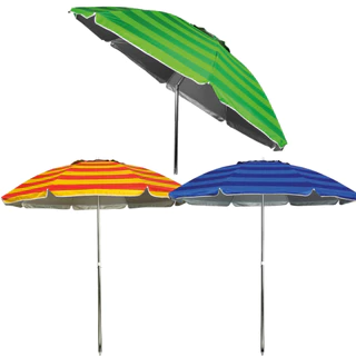 Guarda Sol Aluminio Articulado Haste 36mm 2,60m ou 2,40 + Sacola Guarda-Sol Praia Piscina Oferta Kala