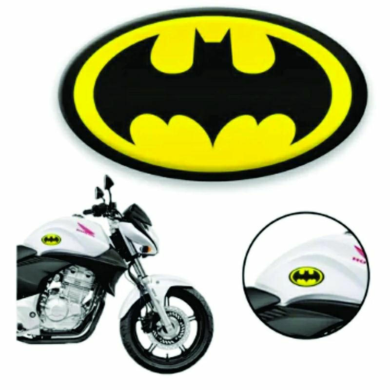YAPKOLV 3 Pcs Adesivo Auto 3D Batman In Acciaio Inossidabile, Emblema 3D Pipistrello Con Retro Adesivo In Schiuma, Logo Auto Cromato Metallico, Adesivi Batman Per Auto