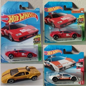 Lamborghini countach pace car hot wheels outlet