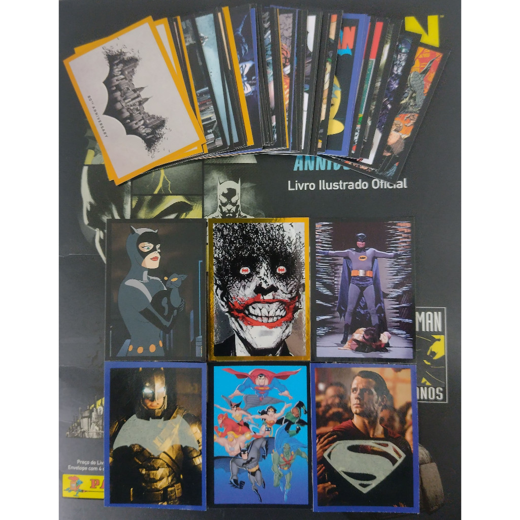 Figurinhas Batman Anniversary (80 Anos) | Shopee Brasil