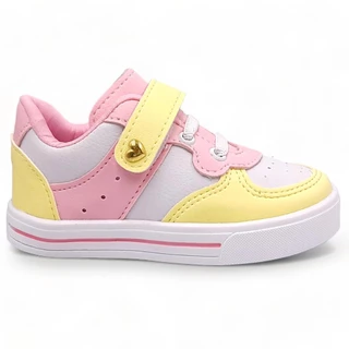Tenis Infantil Feminina Calcado Casual Bebe Cegonha