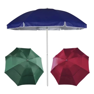 Guarda Sol Ombrelone Gigante 2,40m Uv Praia Piscina Respirável Verão Robusto Durável Oferta Promoção