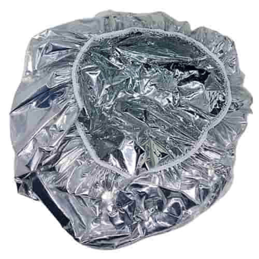 Kit 3 Unidades Touca Metalizada Para Hidratação de Cabelo Potencializadora Termica Beleza