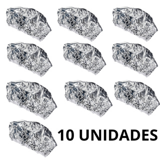 Kit 10 Unidades Touca Metalizada Para Hidratação de Cabelo Potencializadora Termica Beleza