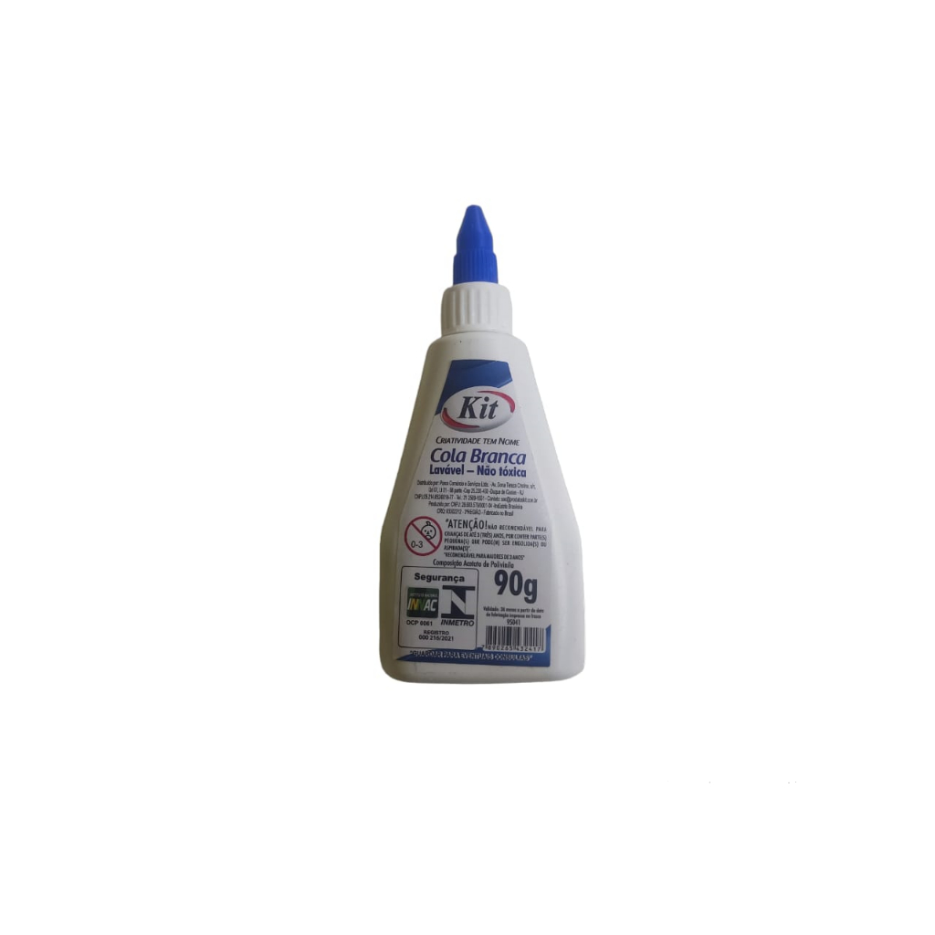 Tubo de Cola Branca PVA 90g Marca Kit