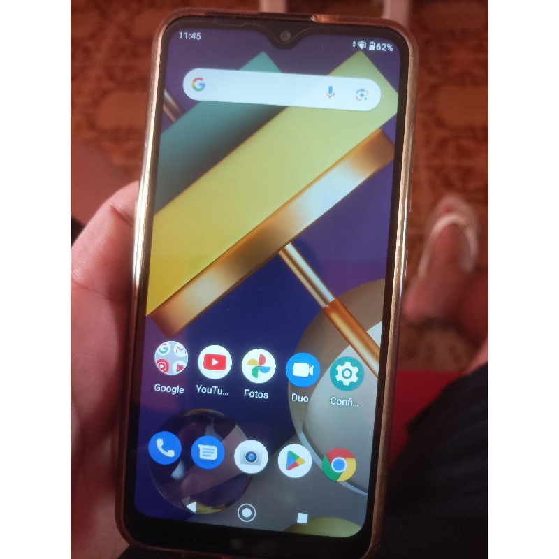 Smartphone LG K22+ Titan - Câmera Dupla (13MP + 2MP)