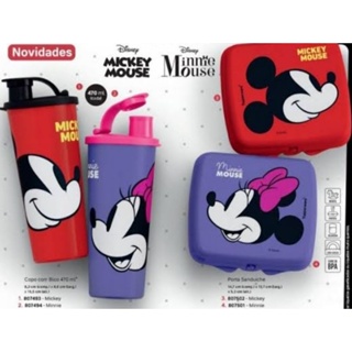 Kit Mickey ou Minnie 2 peças Tupperware