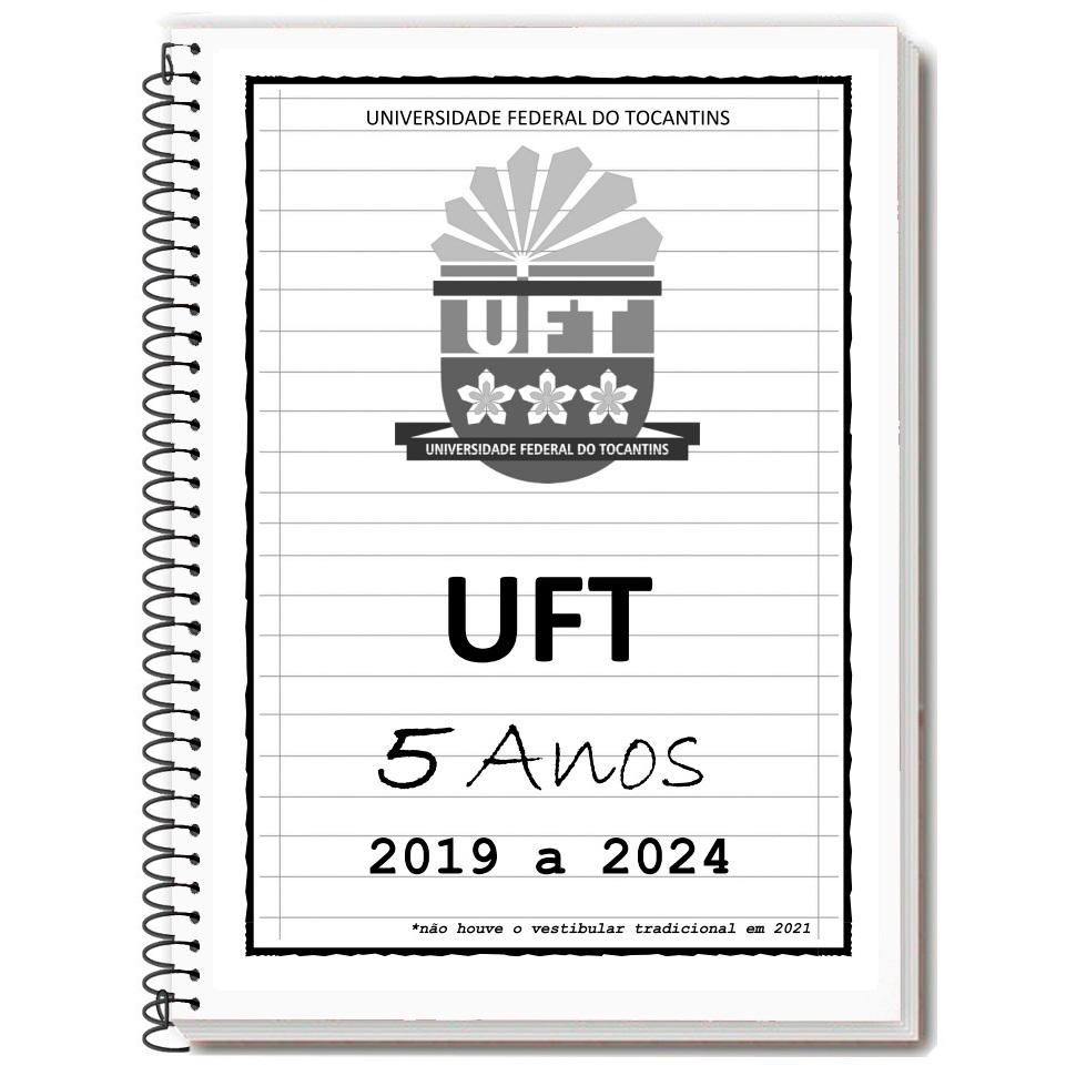 UFT 2024/2025 - Caderno De Provas + Gabarito + Folhas De Redação ...