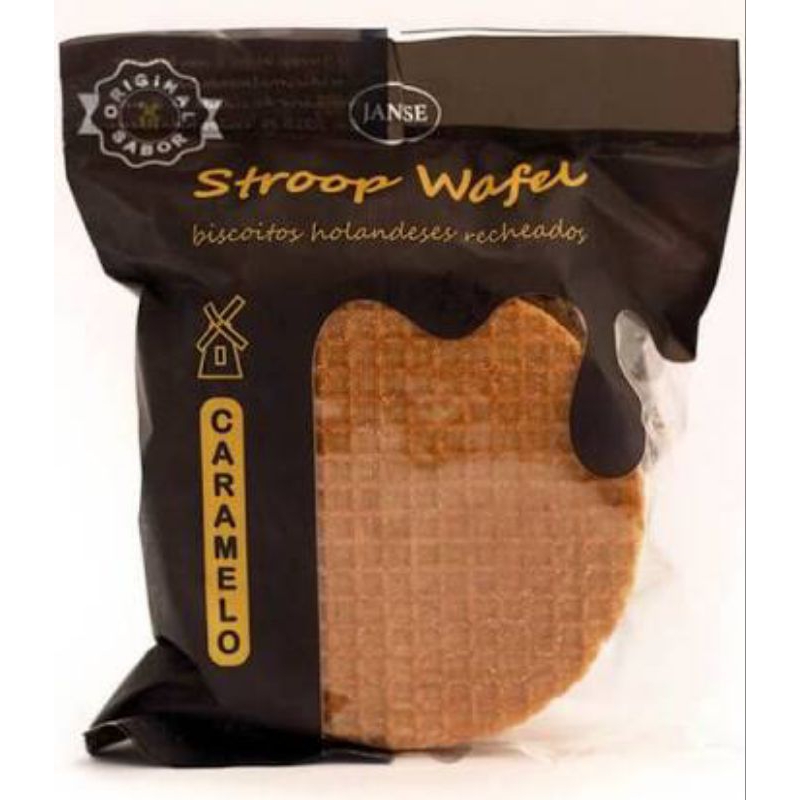 Stroopwafel Recheado Com Caramelo G Famoso Biscoito Com Receita Original Da Holanda