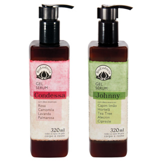 Hidratante Gel Sérum Facial Corporal Óleos Essenciais Condessa/Johnny Bioessência 320ml
