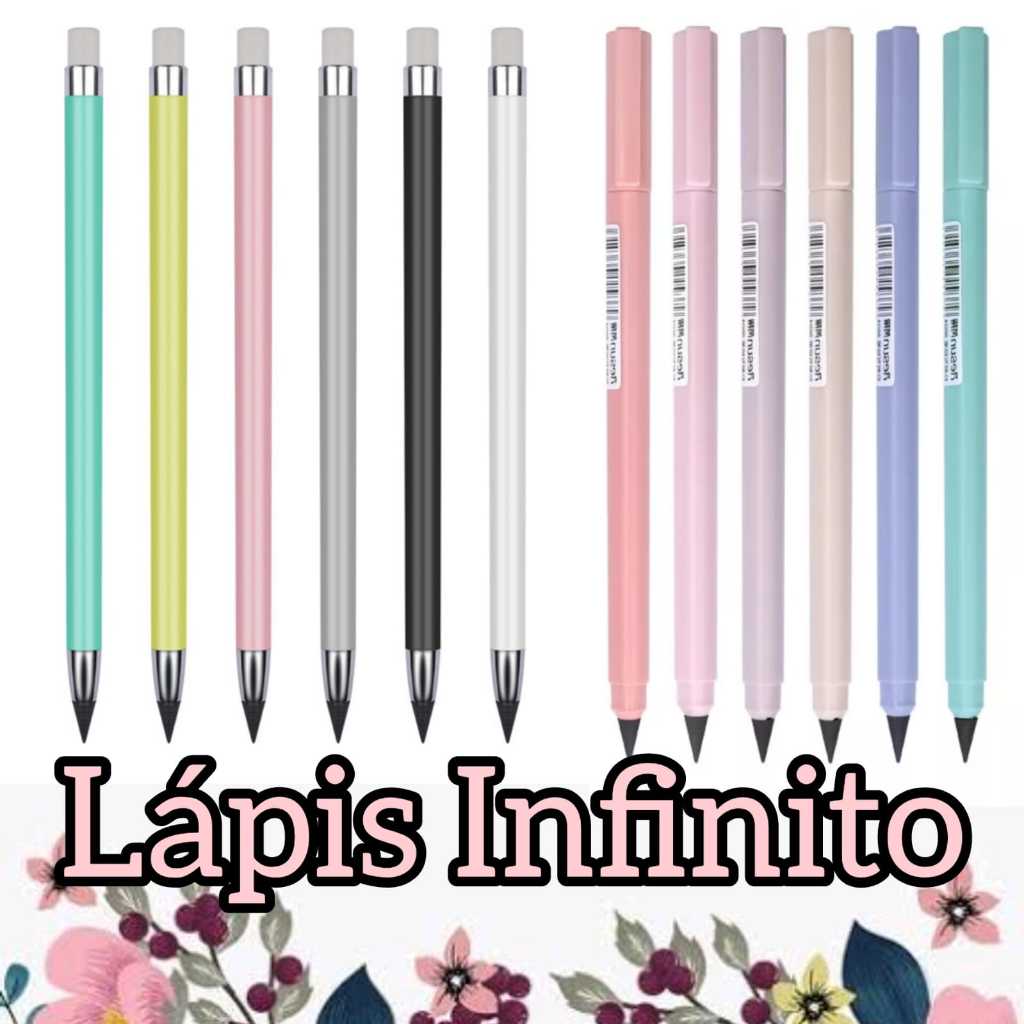 Lápis Infinito HB Lápis Eterno Ilimitado Não Precisa Apontar | Shopee ...