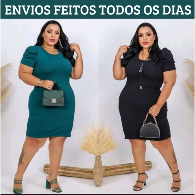 Vestido Transpassado Floral Manga Longa Plus Size 201300 OBJETO BRASIL