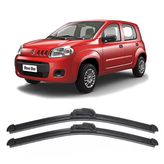 Par de Palhetas para Limpador de Parabrisa Dianteiro Novo Uno Vivace 2011 2012 2013 2014 2015 2016 em Oferta na Shopee