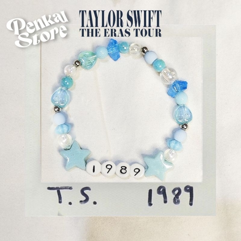 Kit c/ 10 pulseiras Friendship bracelets Taylor Swift tipo cristal