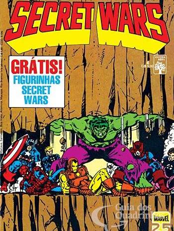 HQ Formatinho Marvel Secret Wars - Guerras Secretas Nº 1 ao Nº 12