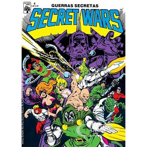 HQ Formatinho Marvel Secret Wars - Guerras Secretas Nº 1 ao Nº 12