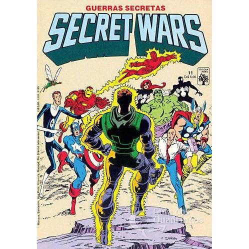 HQ Formatinho Marvel Secret Wars - Guerras Secretas Nº 1 ao Nº 12