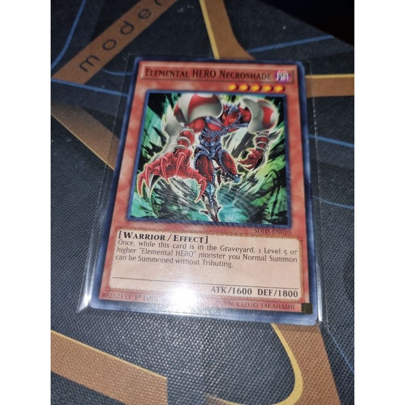 Yu-Gi-Oh! – Elemental HERO Necroshade (RYMP-EN005) – Common, 1st Edition Aus Ra Yellow Mega-Pack