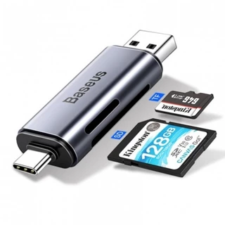 Leitor De Cartão Baseus Usb 3.0 Micro Sd Tf 5gbps