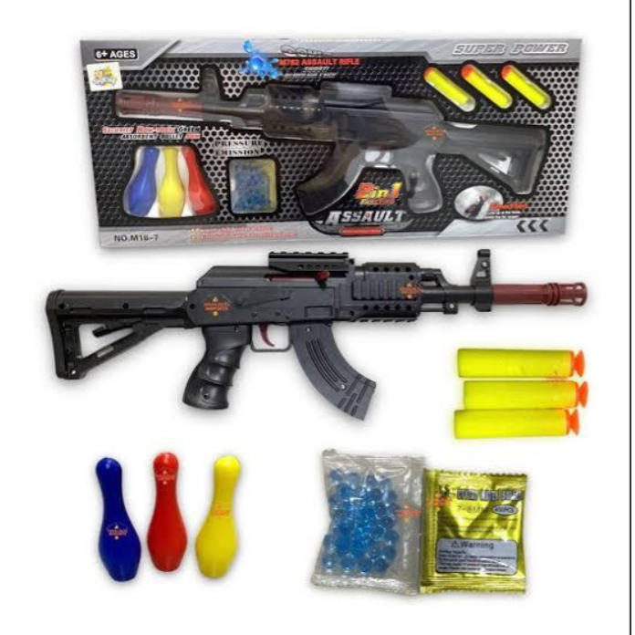 Arma de brinquedo para nerf armas metralhadora automática 3 modos sniper  gun 2 revistas diy brinquedo motorizado blasters espuma brinquedos