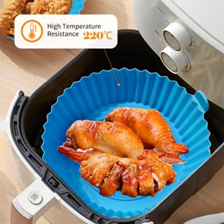 Forma Air Fryer Silicone Fritadeira Elétrica Antiaderente Flexível Lavável