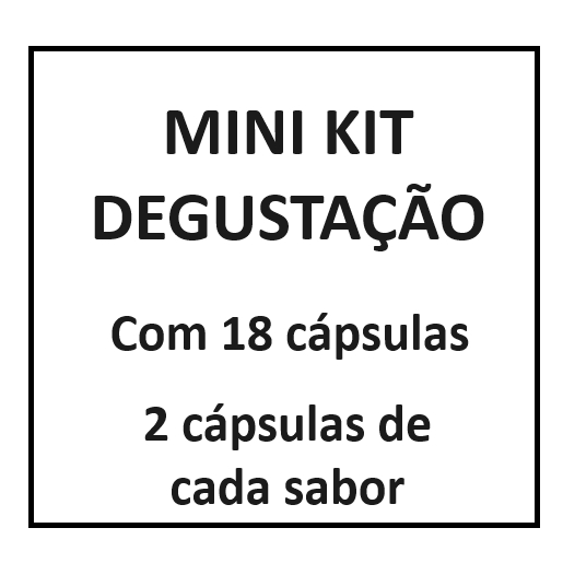 Mini Kit Degustação Cápsulas de Café Baggio Compatível Nespresso 16 Unidades