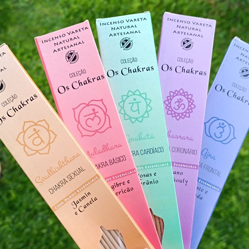 Incenso Natural Coleção os Chakras