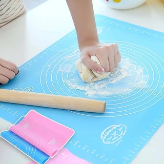 Tapete Tábua Culinária De Silicone Antiaderente Para Abrir Massa 50x40