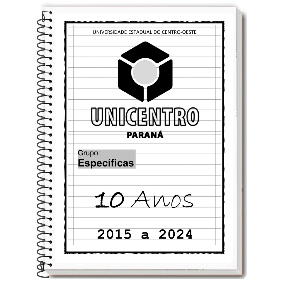 UNICENTRO 2024/2025 - Apostila De Provas + Gabarito + Folhas De Redação ...