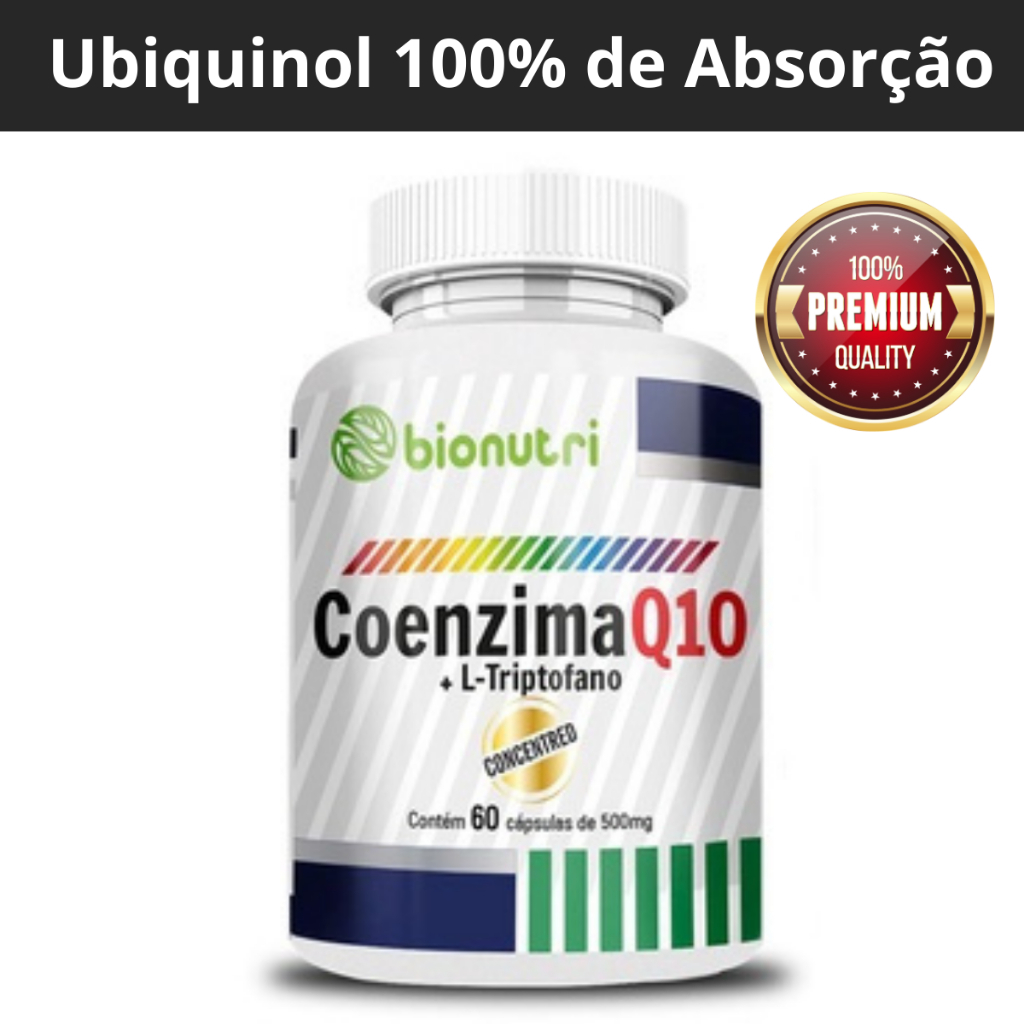 Coenzima Q10 Pura 500mg 60cáps Saude Fisica E Mental Bionutri Shopee Brasil 2387