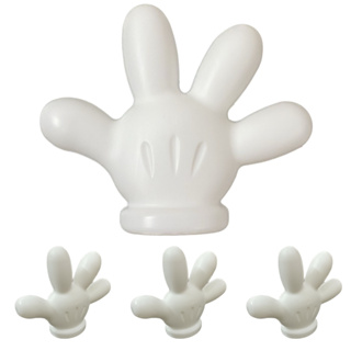 Kit Luva Mickey Mouse Minnie Com 4 Unidades Decoração De Festa Enfeite