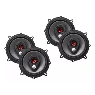 Kit 4 Alto Falantes Triaxial Bomber Universal BBR 5 Pol 200W Rms 4 Ohms