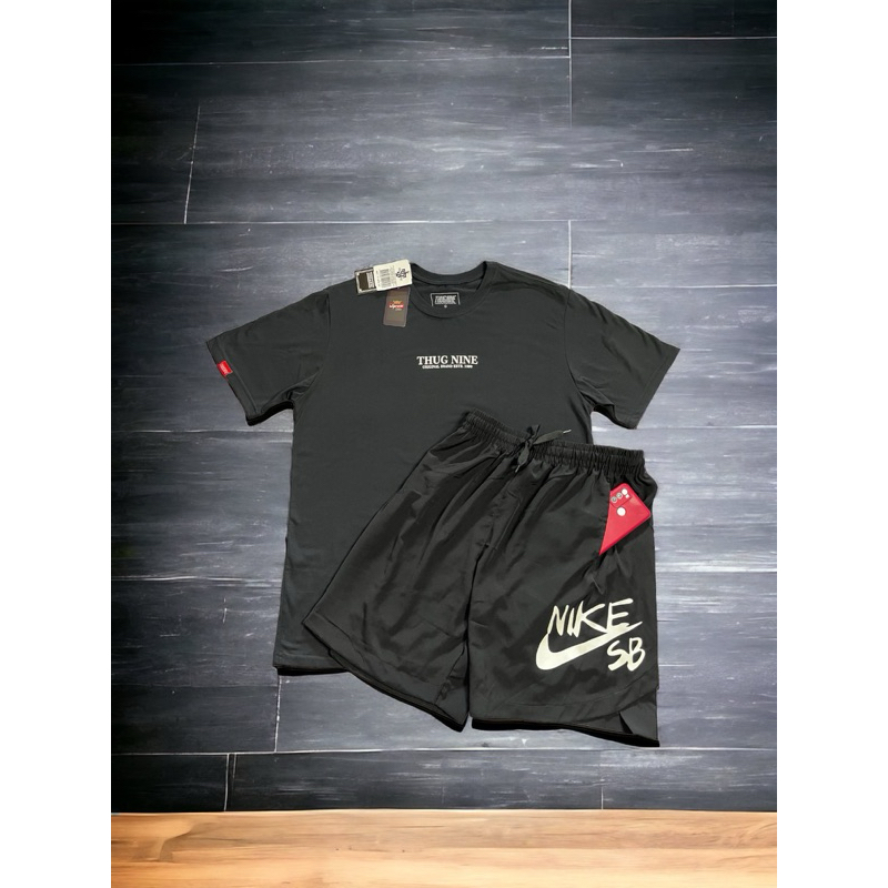 Conjunto Masculino Kit Camisa Thug Nine + Bermuda Nike / Bermudas ...