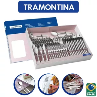 Jogo De Talheres Laguna Peças Faqueiro Aço 91 Aço Inox Tramontina