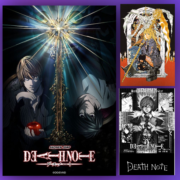Poster manga death note 42x30cm Tamanho Grande misa amane L Cartaz