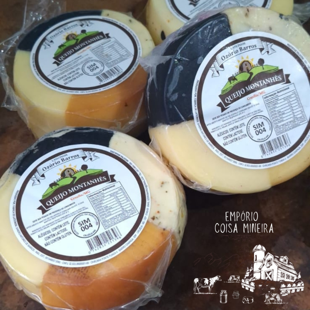 Queijo Parmesão Artesanal - 4 Sabores (500 a 530g) Cruzília MG | Shopee ...