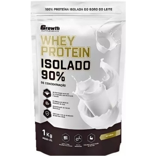 WHEY PROTEIN ISOLADO NATURAL (1KG) – GROWTH