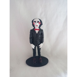 Jogos Mortais SAW Bonecos de Terror Billy e Jigsaw - Arte em Miniaturas