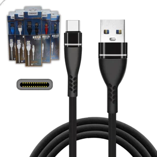 Cabo Tipo C Quick Charge 3.0 USB C Carregamento Rápido 3.6A transferência de dados